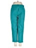 J.Crew 100% Cotton Color Block Teal Casual Pants Size 0 (petite) - photo 2