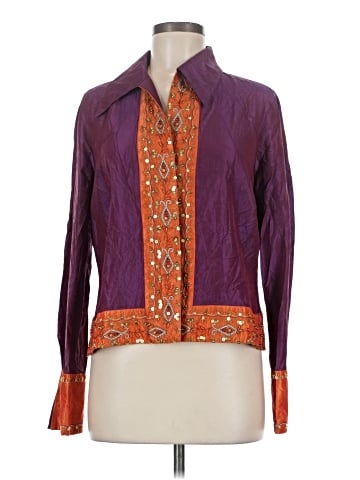 Coldwater Creek Long Sleeve Silk Top (view 1)