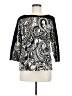 Susan Graver Black 3/4 Sleeve Blouse Size M - photo 1