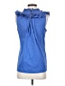 BCBGMAXAZRIA Blue Sleeveless Blouse Size S - photo 2