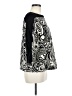 Susan Graver Black 3/4 Sleeve Blouse Size M - photo 4
