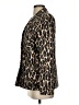 Theory Animal Print Brown Wool Blazer Size 4 - photo 5