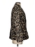 Theory Animal Print Brown Wool Blazer Size 4 - photo 4