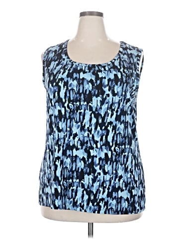 Just My Size Sleeveless Blouse (view 1)