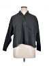 Blanque Stripes Gray 3/4 Sleeve Button-Down Shirt Size 0X (0) - photo 1