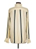 Ann Taylor Stripes Ivory Long Sleeve Blouse Size M - photo 2