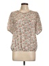 Sienna Sky 100% Polyester Ivory Short Sleeve Blouse Size L - photo 1