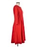Lands' End Solid Red Casual Dress Size M - photo 4