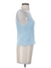 Le Lis Blue Sleeveless Top Size S - photo 4