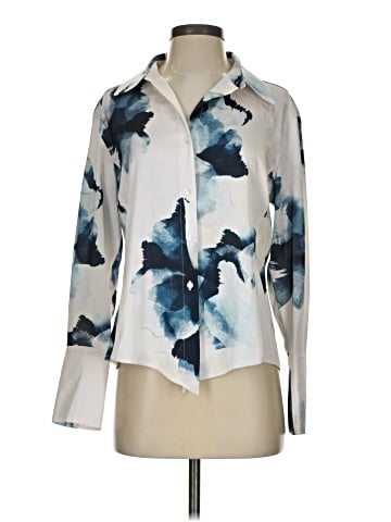 Donna Karan New York Long Sleeve Blouse (view 1)