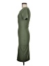 Lemite Solid Green Casual Dress Size M - photo 5