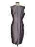 Ellen Tracy Metallic Gray Purple Cocktail Dress Size S (estimated) - photo 2