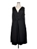 Lane Bryant Solid Black Cocktail Dress Size 22 - 24 Plus - photo 1