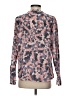 Juniper + Lime Animal Print Pink Long Sleeve Blouse Size S - photo 2