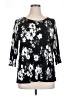 Downing Studio Black 3/4 Sleeve T-Shirt Size 1X - photo 1