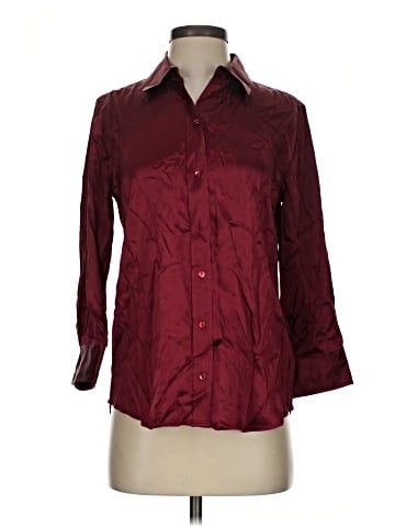 L'Agence 3/4 Sleeve Silk Top (view 1)