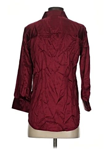 L'Agence 3/4 Sleeve Silk Top (view 2)