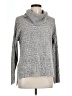 What's Next? 100% Acrylic Metallic Gray Turtleneck Sweater Size L - photo 1