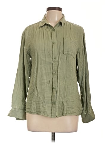 Gap Long Sleeve Button-Down Shirt (view 1)