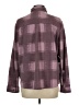32 Degrees Plaid Burgundy Long Sleeve Blouse Size L - photo 2