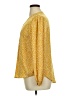 Unbranded 100% Polyester Yellow Long Sleeve Blouse Size XL - photo 5