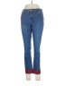 New Look Argyle Blue Jeans Size 10 - photo 1