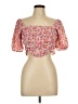 Shein 100% Polyester Pink 3/4 Sleeve Blouse Size L - photo 1