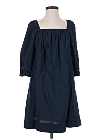 Madewell Square-Neck Puff-Sleeve Mini Dress (view 1)