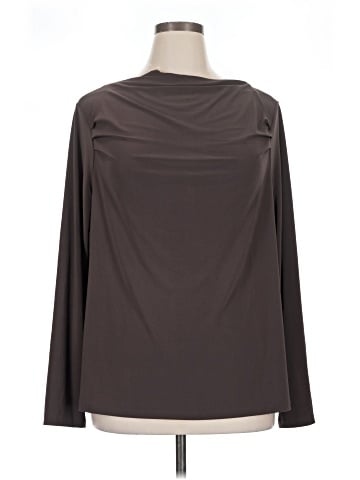 Attitudes by Renee Long Sleeve Blouse (view 1)