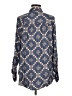 BDG 100% Viscose Print Blue Long Sleeve Blouse Size M - photo 2