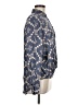 BDG 100% Viscose Print Blue Long Sleeve Blouse Size M - photo 4