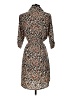 Millenium Animal Print Brown Casual Dress Size S - photo 2