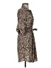 Millenium Animal Print Brown Casual Dress Size S - photo 4