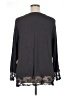 Logo Layers Gray Long Sleeve Blouse Size XL - photo 2