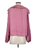 Current Air 100% Polyester Pink Long Sleeve Blouse Size XS - photo 2