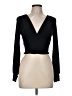 21 Saints Black Long Sleeve Blouse Size M - photo 1