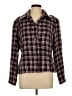 DressBarn 100% Acrylic Tweed Burgundy Jacket Size L - photo 1