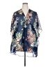 Emory Park 100% Polyester Blue Kimono Size XXL - photo 1