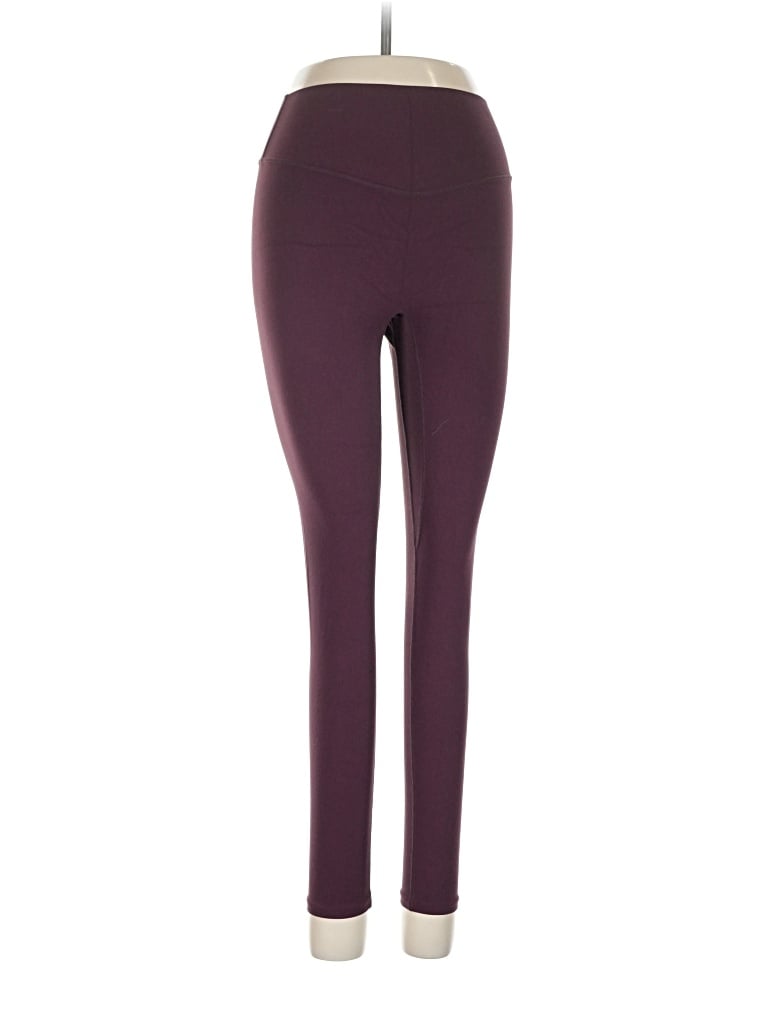 Pre-owned Vitality Active Pants In Burgundy