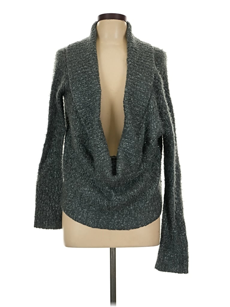 Pre-owned Bcbgmaxazria Cardigan Sweater In Gray