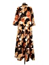 Shein Print Orange Casual Dress Size L - photo 2