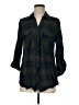 Mine 100% Rayon Plaid Green 3/4 Sleeve Button-Down Shirt Size M - photo 1