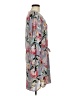 Eight Sixty 100% Polyester Print Gray Casual Dress Size M - photo 4