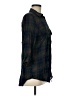 Mine 100% Rayon Plaid Green 3/4 Sleeve Button-Down Shirt Size M - photo 4