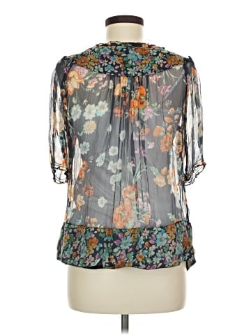 Zara Basic 3/4 Sleeve Blouse (view 2)