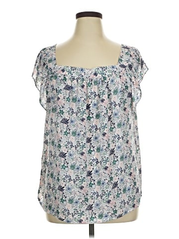 Ann Taylor LOFT Short Sleeve Blouse (view 1)