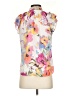 Tamara H. 100% Polyester Floral Pink Sleeveless Blouse Size XS - photo 2