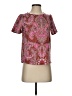 By Anthropologie Pink Short Sleeve Blouse Size XS - photo 1
