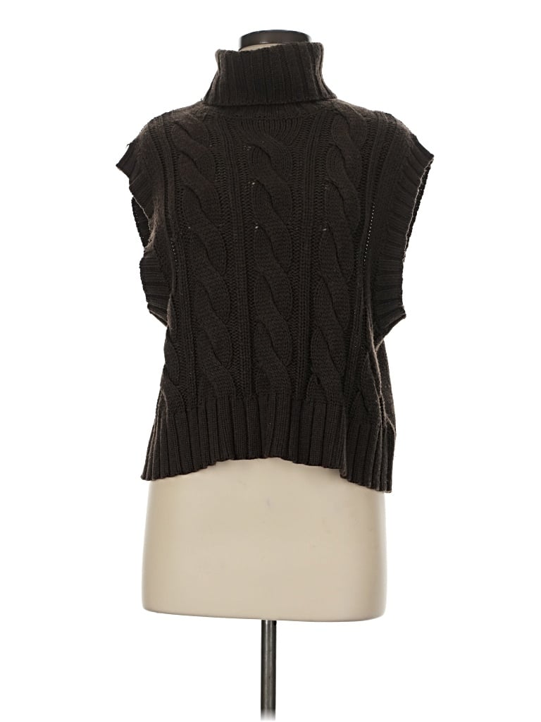 Pre-owned Divided By H&m Sweater Vest In Brown