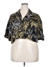 ROYALTY Tropical Gold Short Sleeve Blouse Size 3X - photo 1